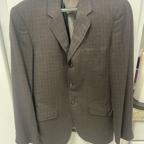 Beautiful brown (with other colors mixed in) size 37 no size label on coat - Picture 7 of 8